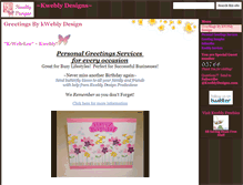 Tablet Screenshot of kweblydesigns.com